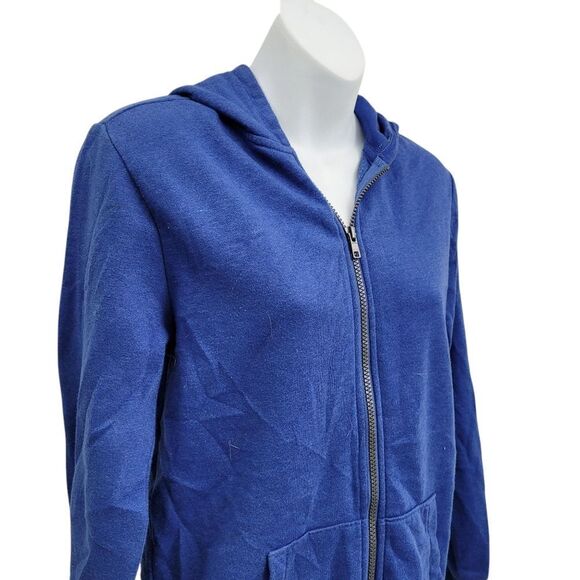 2/$20 Old Navy Blue Zipper Up Hoodie Jacket Size: Youth XL 14-16 - Picture 8 of 13